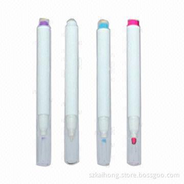 LED board marker pens, writing on LED board shining neon light in dark